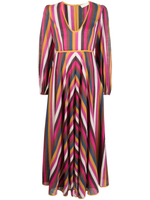 

Ginger striped cotton maxi dress, ZIMMERMANN Ginger striped cotton maxi dress