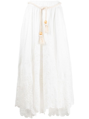 

Clover broderie anglaise skirt, ZIMMERMANN Clover broderie anglaise skirt