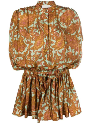 

Tiggy drop waist minidress, ZIMMERMANN Tiggy drop waist minidress