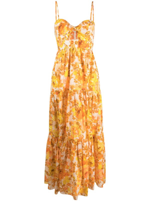 

Floral-print cotton maxi dress, ZIMMERMANN Floral-print cotton maxi dress