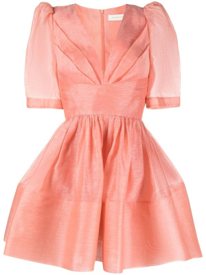

Wonderland pleated minidress, ZIMMERMANN Wonderland pleated minidress