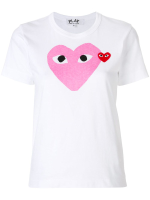 

Heart logo T-shirt, Comme Des Garçons Play Heart logo T-shirt