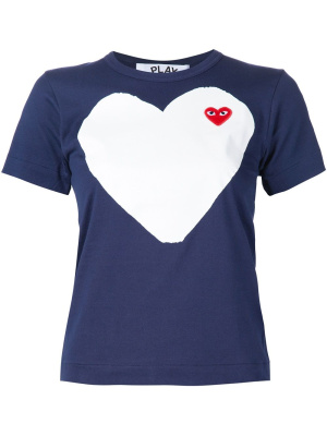 

Heart logo T-shirt, Comme Des Garçons Play Heart logo T-shirt