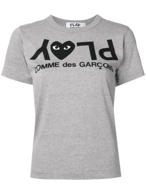 

Upside-down logo T-shirt, Comme Des Garçons Play Upside-down logo T-shirt