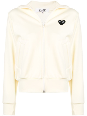 

Heart logo-patch track jacket, Comme Des Garçons Play Heart logo-patch track jacket