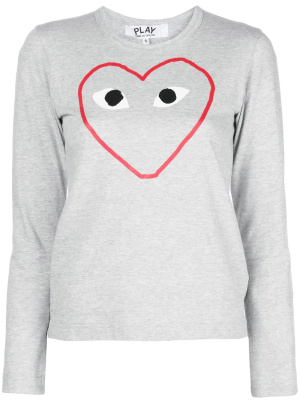 

Printed logo T-shirt, Comme Des Garçons Play Printed logo T-shirt
