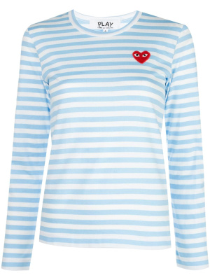 

Striped long sleeve top, Comme Des Garçons Play Striped long sleeve top