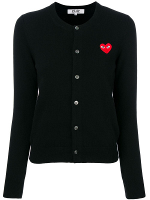 

Heart logo cardigan, Comme Des Garçons Play Heart logo cardigan