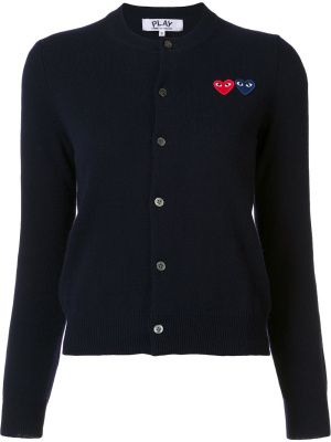 

Double heart cardigan, Comme Des Garçons Play Double heart cardigan