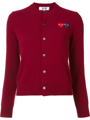 

Double heart cardigan, Comme Des Garçons Play Double heart cardigan