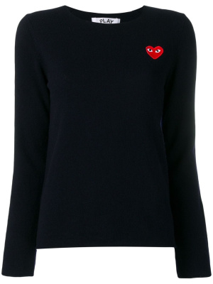 

Heart patch jumper, Comme Des Garçons Play Heart patch jumper