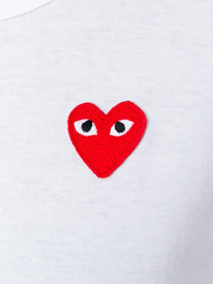 

Logo-print cotton T-shirt, Comme Des Garçons Play Logo-print cotton T-shirt
