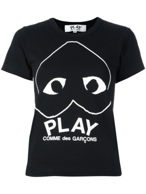 

Logo print T-shirt, Comme Des Garçons Play Logo print T-shirt