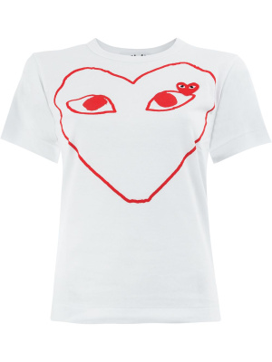 

Heart print T-shirt, Comme Des Garçons Play Heart print T-shirt