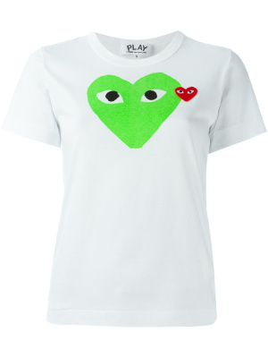 

Heart print T-shirt, Comme Des Garçons Play Heart print T-shirt