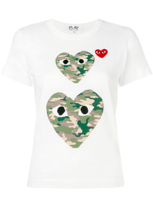 

Heart eyes T-shirt, Comme Des Garçons Play Heart eyes T-shirt