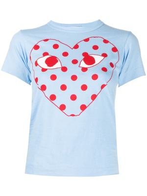 

Logo print T-shirt, Comme Des Garçons Play Logo print T-shirt