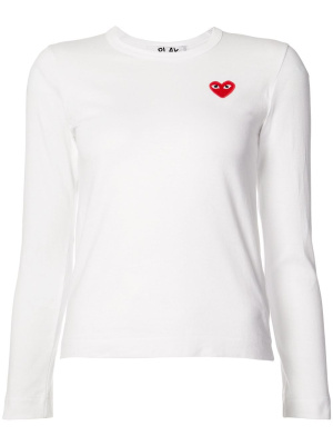 

Heart logo T-shirt, Comme Des Garçons Play Heart logo T-shirt