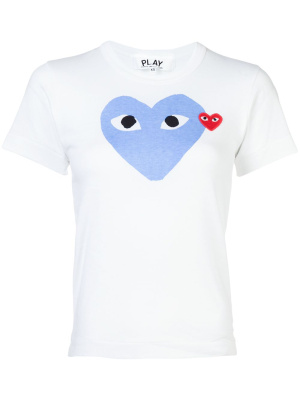 

Heart print T-shirt, Comme Des Garçons Play Heart print T-shirt