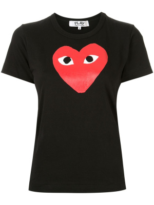 

Logo print T-shirt, Comme Des Garçons Play Logo print T-shirt