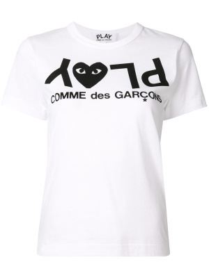 

Logo print relaxed fit T-shirt, Comme Des Garçons Play Logo print relaxed fit T-shirt