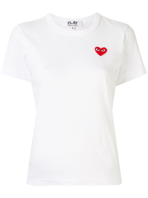 

Logo-patch T-shirt, Comme Des Garçons Play Logo-patch T-shirt