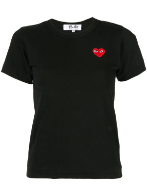 

Heart patch T-shirt, Comme Des Garçons Play Heart patch T-shirt