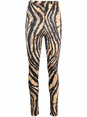 

Zebra-print leggings, Roberto Cavalli Zebra-print leggings