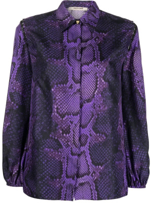 

Snake-print silk shirt, Roberto Cavalli Snake-print silk shirt