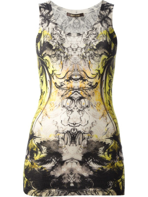 

Printed tank top, Roberto Cavalli Printed tank top