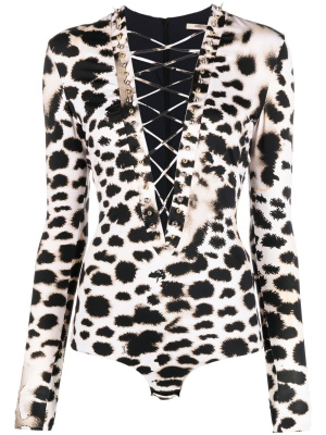 

Leopard print bodysuit, Roberto Cavalli Leopard print bodysuit