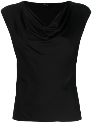 

Georgette cowl-neck T-Shirt, Theory Georgette cowl-neck T-Shirt