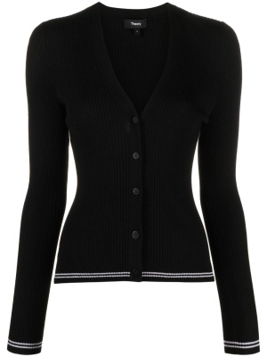 

V-neck button-up cardigan, Theory V-neck button-up cardigan