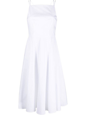 

Double-spaghetti-strap midi dress, Theory Double-spaghetti-strap midi dress