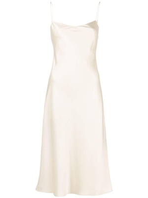 

Satin slip midi dress, Theory Satin slip midi dress