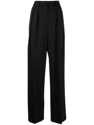 

Wide-leg pleated tailored trousers, Theory Wide-leg pleated tailored trousers