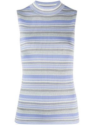 

Horizontal-stripe sleeveless top, Theory Horizontal-stripe sleeveless top