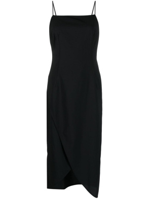 

Draped crepe midi dress, Theory Draped crepe midi dress