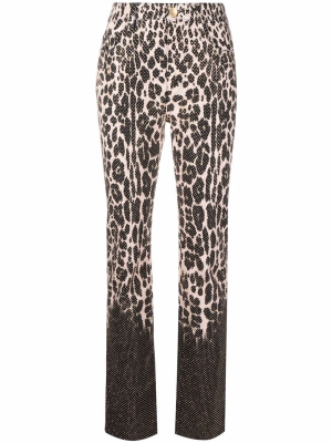 

Leopard-print jeans, Roberto Cavalli Leopard-print jeans