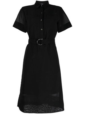 

Belted shirt dress, Theory Belted shirt dress