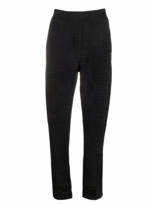 

Monogram-print tapered trousers, Givenchy Monogram-print tapered trousers
