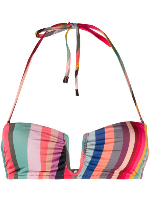 

Swirl-print bikini top, Paul Smith Swirl-print bikini top