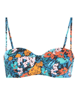 

Floral-print bikini top, Paul Smith Floral-print bikini top