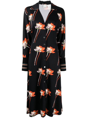 

Floral-print shirt dress, Paul Smith Floral-print shirt dress