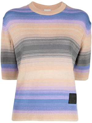 

Stripe-pattern short-sleeve top, Paul Smith Stripe-pattern short-sleeve top