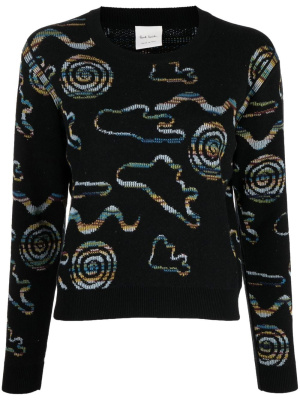 

Patterned wool jumper, Paul Smith Patterned wool jumper