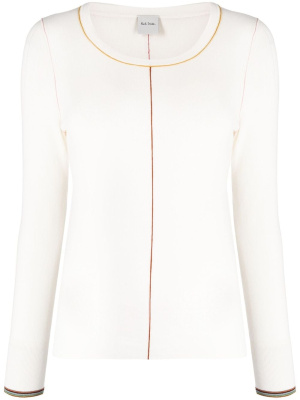 

Long-sleeve knitted top, Paul Smith Long-sleeve knitted top