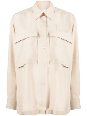 

Asymmetric-hem long-sleeve shirt, Paul Smith Asymmetric-hem long-sleeve shirt