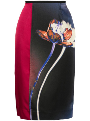 

Floral-print midi skirt, Paul Smith Floral-print midi skirt