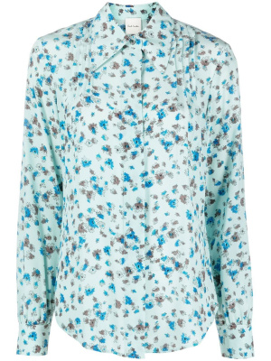 

Floral-print silk shirt, Paul Smith Floral-print silk shirt